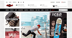 Desktop Screenshot of criminalskate.hu